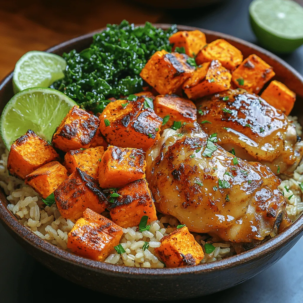 If you’re on the hunt for a satisfying meal that perfectly balances the comforting flavors of chicken and sweet potatoes, look no further than the Sweet & Savory Chicken and Sweet Potato Rice Bowl. This dish is not only a feast for the eyes but also a wholesome option that combines the richness of savory chicken with the natural sweetness of roasted sweet potatoes. The appeal of this recipe lies in its versatility; it can be enjoyed as a nourishing weeknight dinner or prepped in advance for a week of healthy lunches.