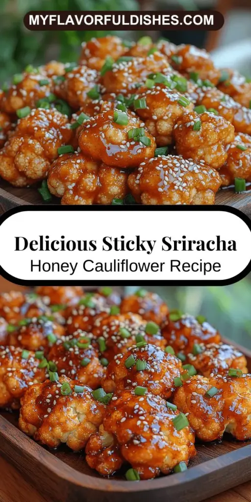 Discover the delicious world of Sticky Sriracha Honey Cauliflower, a plant-based dish that combines sweet and spicy flavors for an unforgettable taste experience. This recipe transforms humble cauliflower into a crispy delight, perfect as an appetizer, side, or main course. With its sticky glaze and nutritional benefits, this dish is not only satisfying but also a hit for meal prepping. Impress your guests or enjoy it solo—this recipe is a must-try for any meal!