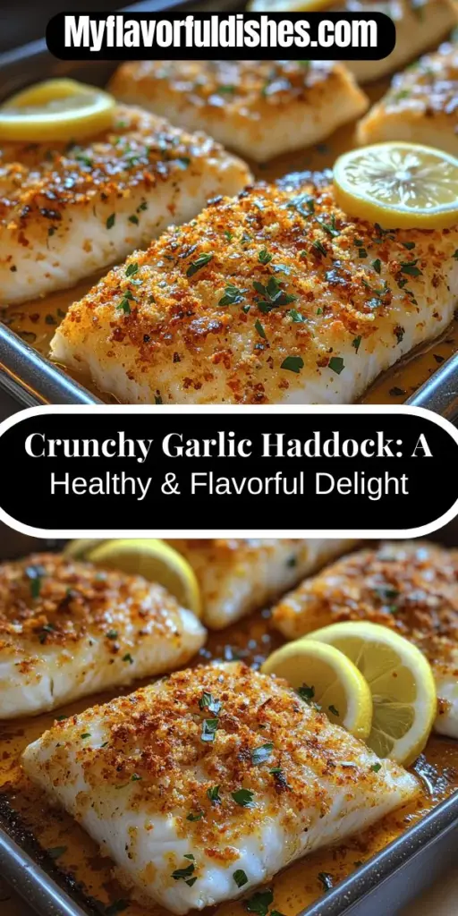 Discover a simple yet delicious way to enjoy seafood with this Oven-Baked Haddock featuring crunchy garlic crumbs. Perfect for families and dinner parties, this recipe showcases the flaky goodness of haddock complemented by a satisfying, crispy topping. Packed with protein and heart-healthy benefits, haddock is a nutritious choice for any meal. Follow easy step-by-step instructions to impress your guests and indulge in a flavorful dish that's healthy too!
