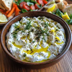 If you’re looking for a sophisticated yet simple appetizer that impresses at any gathering, the Whipped Ricotta Delight with Herbed Infusion is a perfect choice. This dish showcases the creamy, luscious texture of fresh ricotta cheese, enhanced by a delightful blend of herbs and spices. As the culinary landscape evolves, there's a growing trend towards utilizing fresh ingredients and herbs to elevate everyday dishes, and this recipe embodies that philosophy beautifully.
