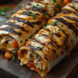 If you're on the hunt for a quick and satisfying meal that pleases both kids and adults alike, look no further than cheesy chicken wraps. This delightful recipe is not only simple to prepare, but it also brings an explosion of creamy, cheesy goodness wrapped in a soft tortilla. Utilizing the convenience of rotisserie chicken, these wraps can be thrown together in no time, making them a perfect choice for busy weeknights or casual gatherings.