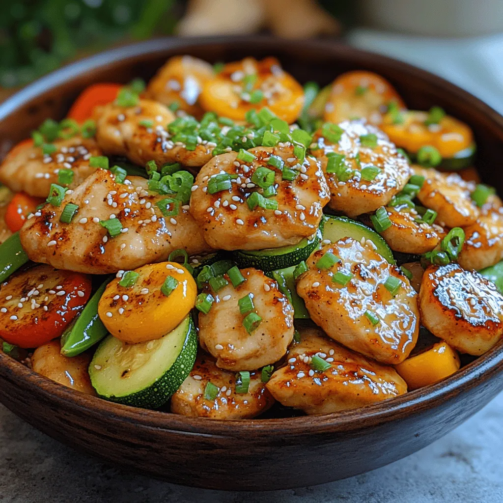 To truly appreciate the Sizzling Chicken Zucchini Stir Fry, it's essential to understand the health benefits and flavor profiles of the main ingredients that comprise this dish: