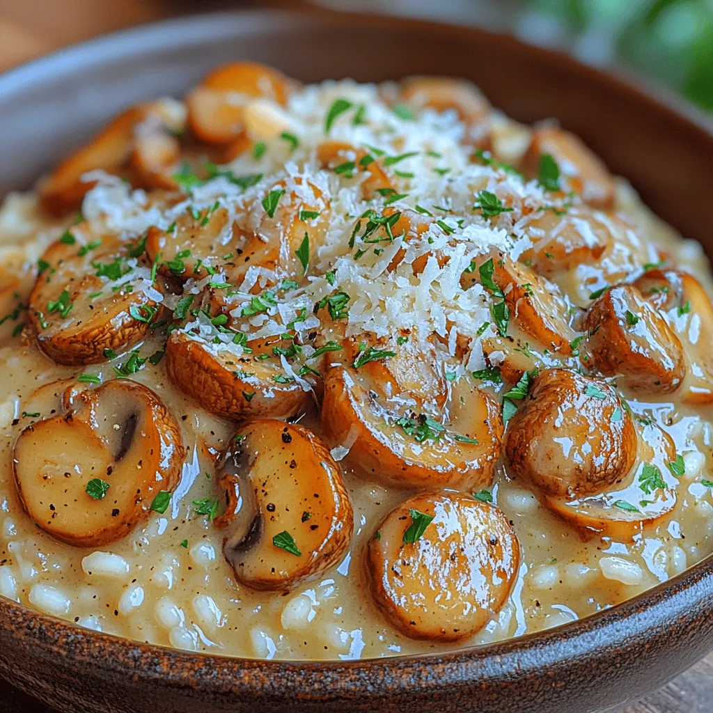 Risotto is more than just a dish; it’s a culinary experience that transports you to the heart of Italy with every creamy bite. Originating from the northern regions of Italy, risotto is a staple of Italian cuisine, celebrated for its rich flavor and creamy texture. This dish is not only a testament to the simplicity of Italian cooking but also a canvas for creativity, allowing home cooks to adapt and enhance it with various ingredients. Among the myriad of risotto variations, creamy mushroom risotto stands out for its earthy flavors and comforting nature, making it an ideal choice for both special occasions and cozy weeknight dinners.