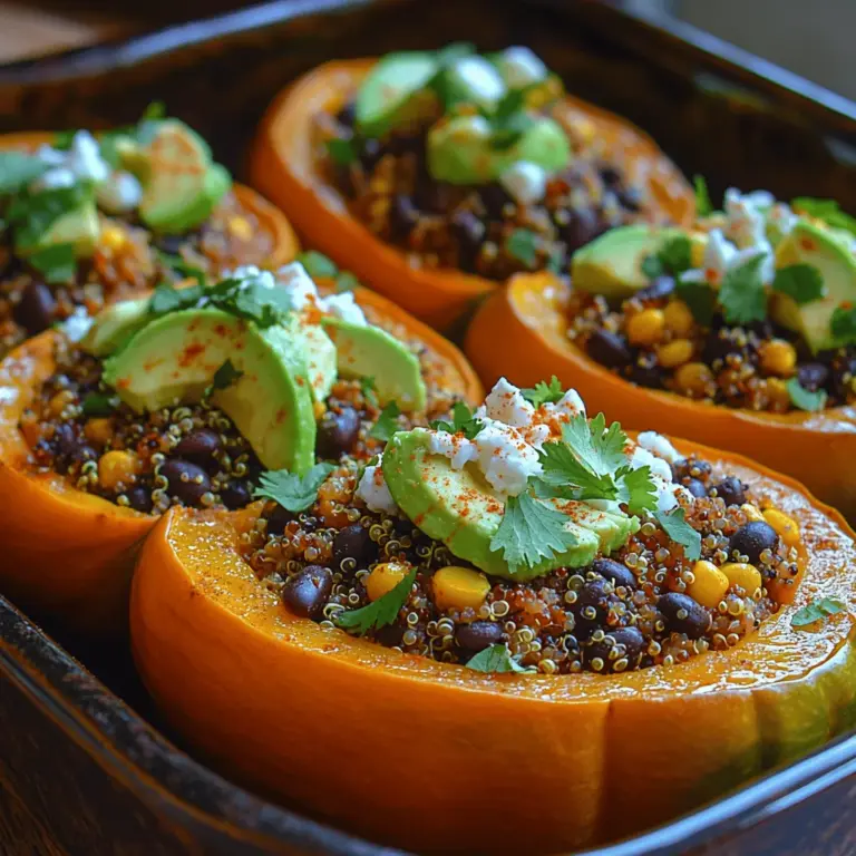 Acorn squash is a delightful and nutritious ingredient that shines in the fall and winter months. With its distinctive ridged exterior and sweet, nutty flavor, acorn squash is not only visually appealing but also incredibly versatile. When stuffed, it transforms into a hearty dish that can serve as a main course or a side, making it perfect for both casual family dinners and festive holiday gatherings. This savory stuffed acorn squash recipe takes advantage of the squash’s natural sweetness and combines it with a flavorful filling that is as satisfying as it is healthy.