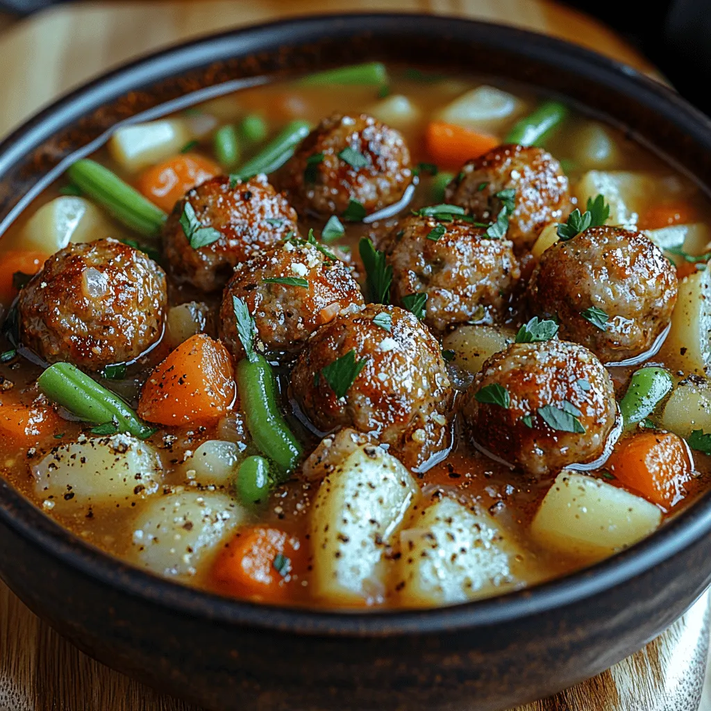 When the chill of winter sets in or on a rainy day, nothing quite compares to a warm bowl of soup. Among the myriad of soup recipes, one stands out for its heartiness and rich flavors: the Hearty Meatball & Veggie Delight Soup. This comforting dish is not only a delightful meal but also a source of nourishment, making it perfect for any season.