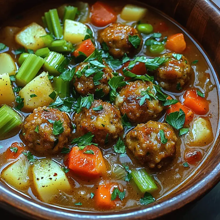 When the chill of winter sets in or on a rainy day, nothing quite compares to a warm bowl of soup. Among the myriad of soup recipes, one stands out for its heartiness and rich flavors: the Hearty Meatball & Veggie Delight Soup. This comforting dish is not only a delightful meal but also a source of nourishment, making it perfect for any season.