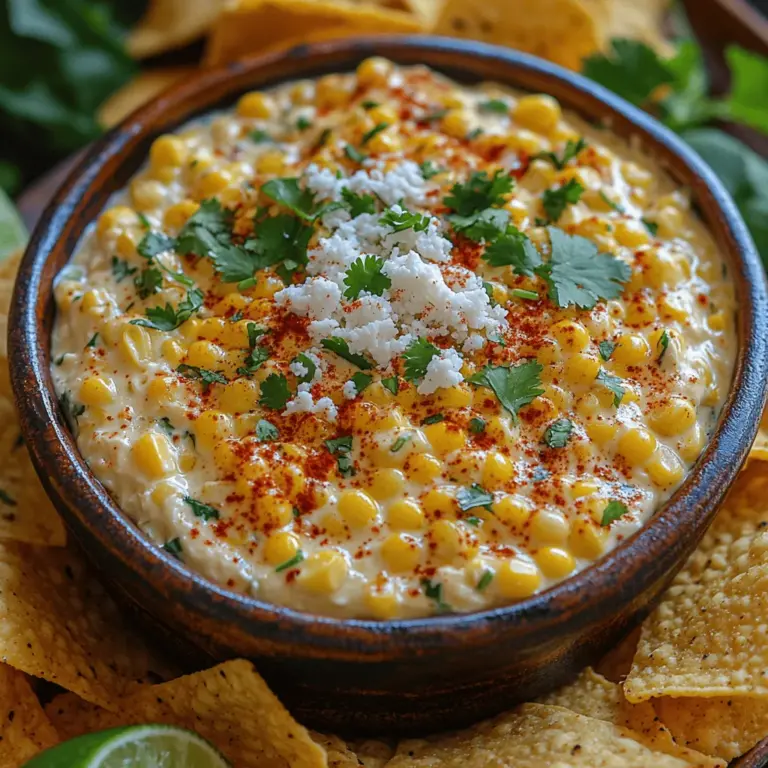 Welcome to the delightful world of creamy elote-inspired dip, a mouthwatering appetizer that encapsulates the vibrant flavors of fresh corn, tangy cheese, and zesty spices. This dip not only serves as a crowd-pleaser but also stands as a versatile dish that can elevate any gathering, whether it’s a casual get-together or a festive celebration. As the popularity of elote, or Mexican street corn, continues to soar, this creamy dip offers a unique twist that allows everyone to enjoy those beloved flavors in a convenient format.