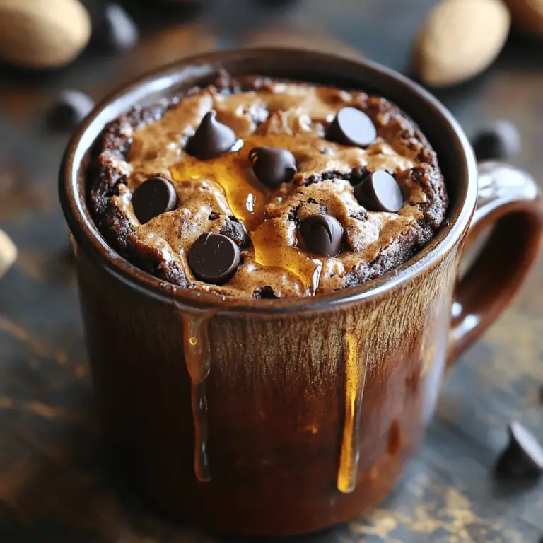 In a world where healthy eating meets indulgence, the single-serving Protein Power Brownie emerges as a delightful solution for those looking to satisfy their sweet cravings without derailing their nutritional goals. This recipe is tailored for anyone from fitness enthusiasts to dessert lovers, providing a guilt-free treat that packs a punch of protein while keeping the caloric count in check. With its rich, fudgy texture and wholesome ingredients, this brownie caters not only to your taste buds but also to your body’s nutritional needs.