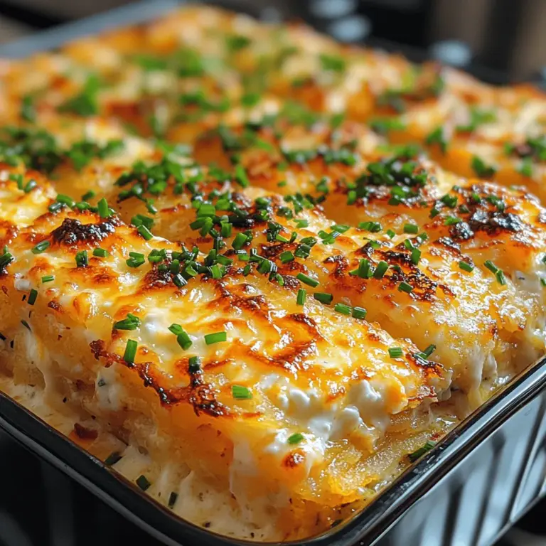 Comfort food has a special place in our hearts and our homes, serving as a warm embrace on a chilly day or a delightful centerpiece during family gatherings. It's the kind of food that brings people together, evoking nostalgia and creating lasting memories around the dining table. One dish that embodies the essence of comfort food is the Cheesy Cottage Bliss Hashbrown Casserole. This delightful casserole combines the creamy richness of cottage cheese with the crispy texture of hashbrowns, all enveloped in a blanket of melted cheese.