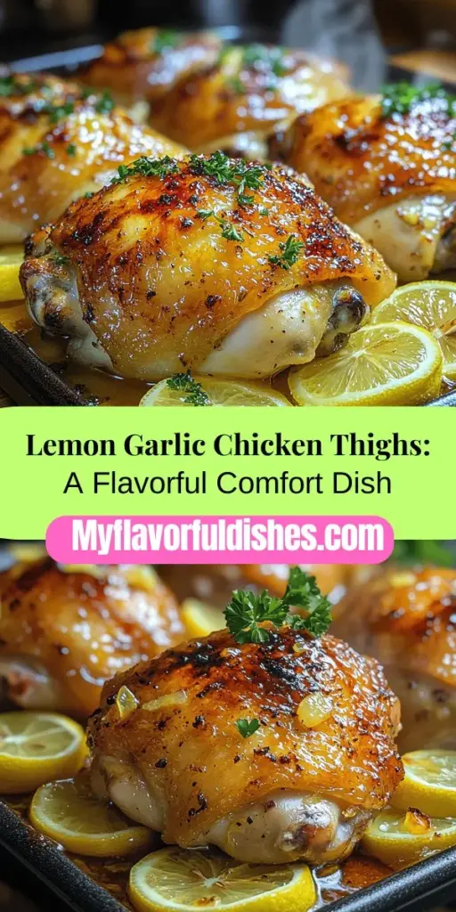 Delight your taste buds with Zesty Lemon Garlic Roasted Chicken Thighs, a mouthwatering dish that combines the bright flavors of lemon and aromatic garlic. This recipe showcases bone-in, skin-on chicken thighs, ensuring juicy meat and crispy skin. With a simple marinade of fresh ingredients, you'll create a dish that's perfect for any occasion. Serve it with seasonal veggies, a fresh salad, or grains for a balanced meal. Explore variations and make it your own for unforgettable dining experiences.