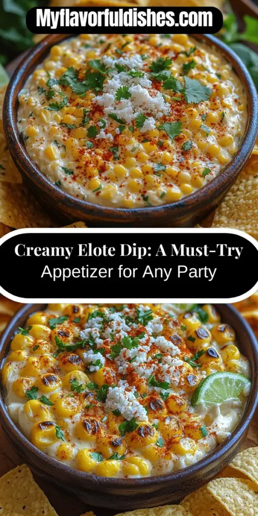 Discover the deliciousness of creamy elote-inspired dip! This delightful appetizer brings the vibrant flavors of Mexican street corn right to your table. Combining fresh or canned corn with a luscious blend of cream cheese, sour cream, and spices, this dip is perfect for gatherings and celebrations. Whether you enjoy it with tortilla chips, tacos, or veggies, this recipe offers a unique twist on a classic taste, making every dip a flavor-filled experience!