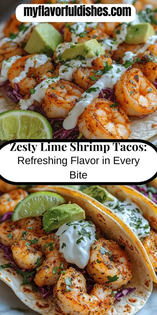 Discover the vibrant flavors of Zesty Lime Shrimp Tacos, a refreshing dish perfect for summer gatherings or casual weeknight dinners. These delicious tacos feature tender shrimp marinated in zesty lime juice and spices, topped with crunchy red cabbage and creamy avocado for a nutritious twist. Easy to prepare and packed with lean protein and essential nutrients, this recipe is an excellent choice for everyone, combining taste with health in every bite.