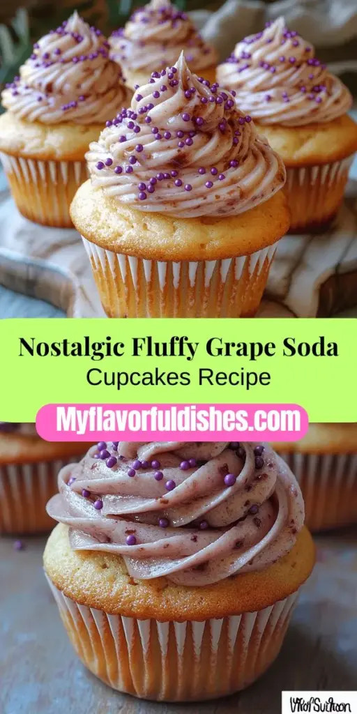 Indulge in the whimsical goodness of Fluffy Grape Soda Cupcakes, a treat that combines nostalgia and sweetness in every bite. This light and airy dessert captures the playful essence of grape soda in a delightful cupcake form. Perfect for birthdays, picnics, or a sweet escape, these cupcakes are sure to evoke cherished memories of carefree summer days. Discover the easy recipe, gather your ingredients, and enjoy a fantastic baking experience with these charming treats that are as fun to make as they are to eat!