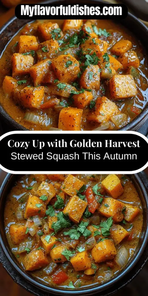 Immerse yourself in autumn's essence with Golden Harvest Stewed Squash, a nourishing and comforting dish featuring rich butternut squash, warm spices, and creamy coconut milk. This recipe is not only visually stunning but also packed with vitamins A and C, fiber, and antioxidants. Ideal for chilly evenings, it fills your kitchen with delightful aromas and warmth. Perfect as a main or side, this stew is a celebration of seasonal flavors that nourish the body and soul. Enjoy the process of creating this wholesome meal!