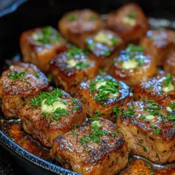 Sizzling Garlic Butter Steak Bites: A Flavorful Delight