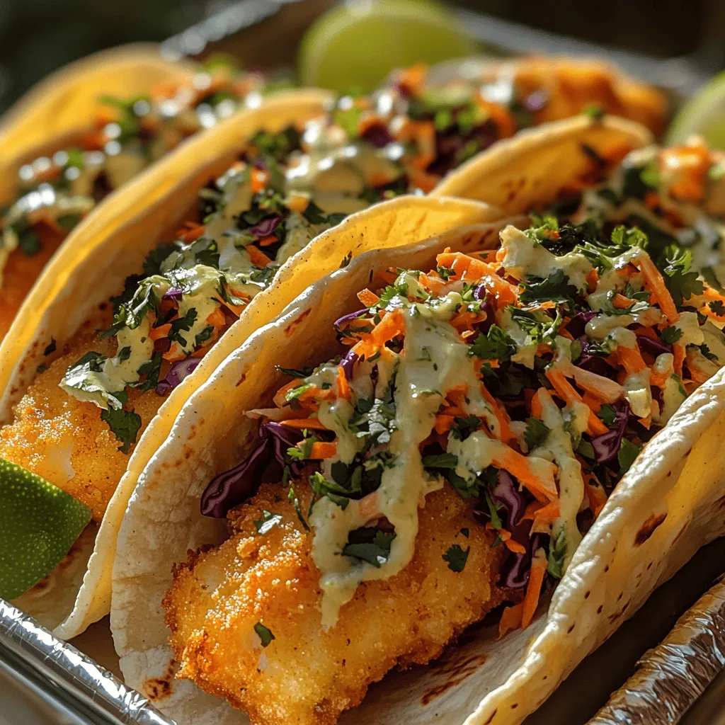 Fish tacos have surged in popularity over the past few decades, becoming a staple in modern cuisine that diners and home cooks alike crave. The appeal of crispy fish tacos lies in their perfect combination of textures and flavors. The crunchiness of the fried fish, the refreshing crispness of the slaw, and the zesty brightness of the toppings come together to create a delightful culinary experience that tantalizes the taste buds. This recipe is not only a crowd-pleaser for gatherings but also a convenient option for busy weeknight dinners, allowing you to whip up a delicious meal in no time.