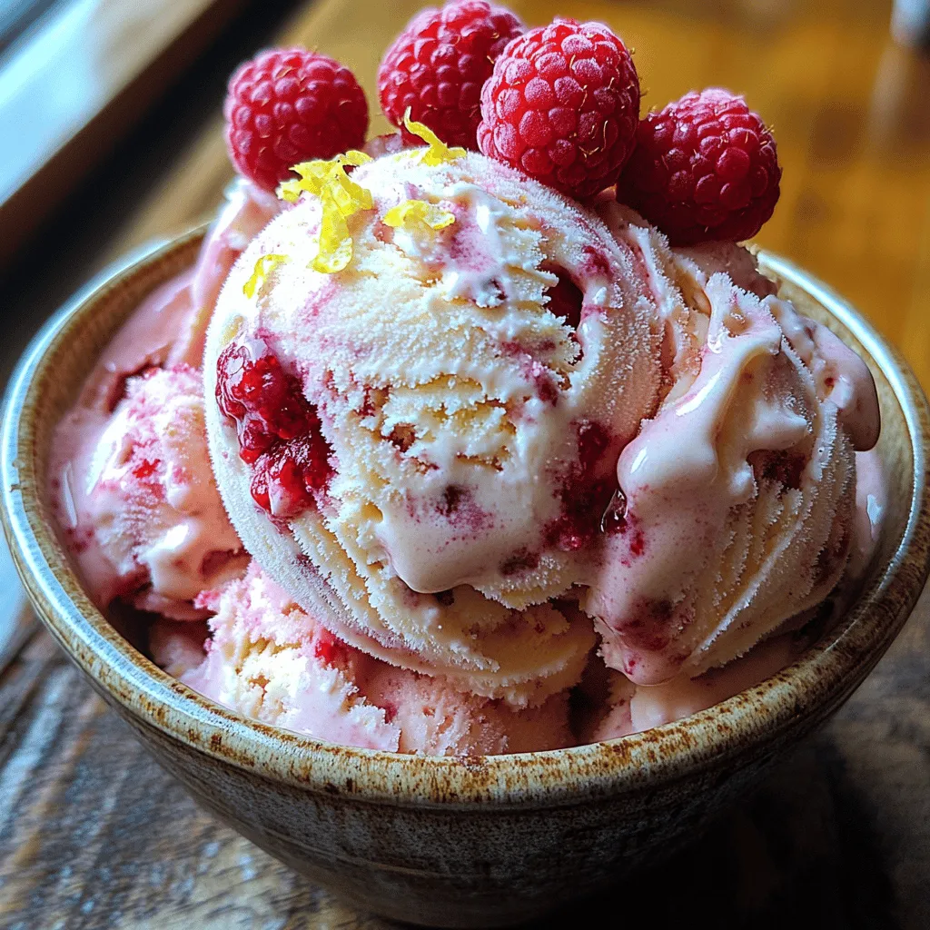 There's something undeniably alluring about homemade ice cream, especially during the warm summer months when the sun invites us to indulge in cool, refreshing treats. The beauty of crafting your own ice cream lies not only in its rich, creamy texture but also in the ability to experiment with seasonal flavors. One such flavor combination that embodies the essence of summer is Lemon Raspberry Whirl Ice Cream. This delightful dessert marries the tart brightness of lemons with the sweet, juicy allure of ripe raspberries, creating a symphony of flavors that dance on your palate.