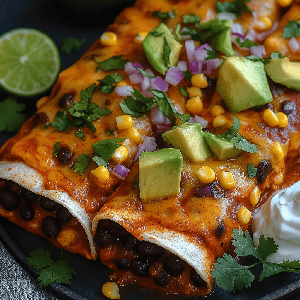 If you're on the lookout for a delectable and satisfying vegetarian dish, look no further than Spicy Black Bean Enchiladas Fiesta. This vibrant recipe offers a mouthwatering combination of flavors and textures that are sure to please both vegetarians and meat-lovers alike. Enchiladas, a staple of Mexican cuisine, provide a warm, comforting experience, and when filled with spicy black beans and topped with rich enchilada sauce, they become an irresistible treat.