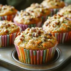 Breakfast muffins have become a beloved staple in many households, known for their convenience and versatility. These delightful baked treats can serve as a quick on-the-go breakfast, a snack, or even a sweet addition to your brunch table. Their popularity stems from their ability to combine flavor and nutrition in a single, portable package. Among the multitude of muffin recipes available, the Vibrant Zucchini Carrot Breakfast Muffins stand out as a wholesome and delicious option that the whole family will enjoy.