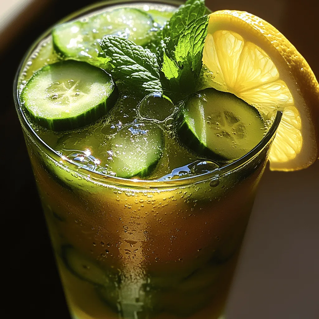 As the summer sun blazes down, nothing is more refreshing than a cool, revitalizing drink. Enter the Crisp Cucumber Lemonade Spritzer—a delightful concoction that marries the hydrating properties of crisp cucumbers with the zesty brightness of fresh lemons. This spritzer embodies the essence of warm weather gatherings, making it the perfect companion for picnics, barbecues, or simply a relaxing afternoon on your patio.