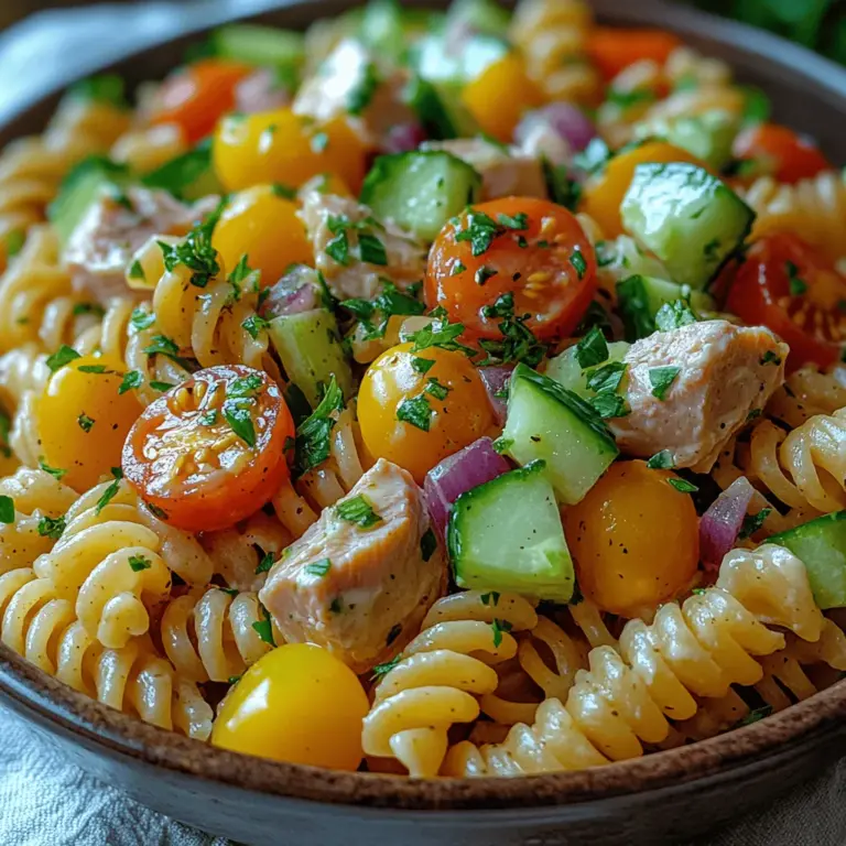 Pasta salads have long been a staple in the culinary world, offering a delightful combination of flavors, textures, and nutritional benefits. Their versatility makes them perfect for a wide array of occasions, from summer picnics and potlucks to quick weeknight dinners and casual get-togethers. One standout dish that embodies these qualities is the Tasty Tuna Pasta Salad. This salad is not just a meal; it's a celebration of fresh ingredients that come together to create a dish that is both refreshing and satisfying.