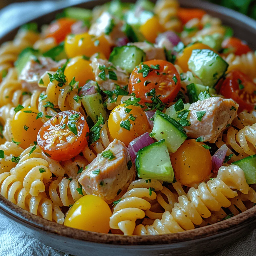 Pasta salads have long been a staple in the culinary world, offering a delightful combination of flavors, textures, and nutritional benefits. Their versatility makes them perfect for a wide array of occasions, from summer picnics and potlucks to quick weeknight dinners and casual get-togethers. One standout dish that embodies these qualities is the Tasty Tuna Pasta Salad. This salad is not just a meal; it's a celebration of fresh ingredients that come together to create a dish that is both refreshing and satisfying.