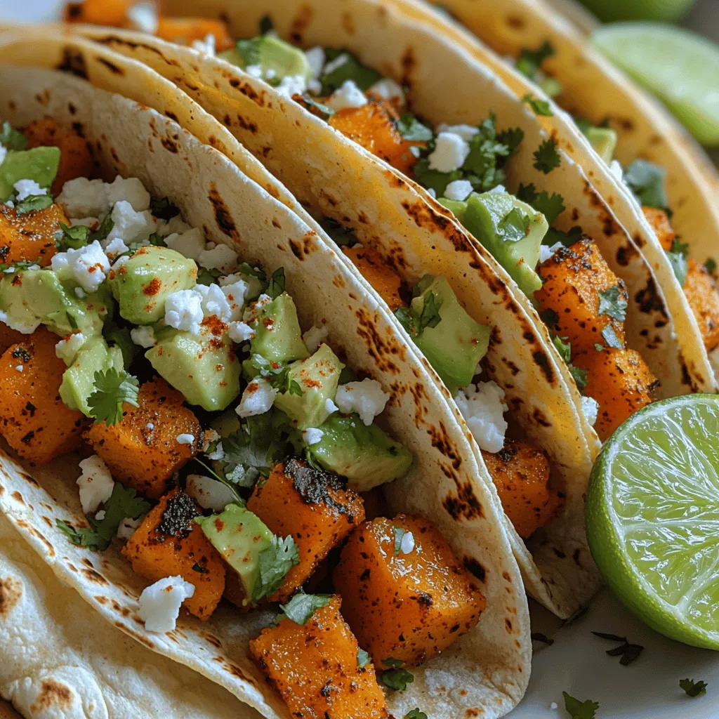 Exploring the vibrant world of plant-based cuisine can lead to some delightful discoveries, especially when it comes to tacos. One such discovery is the Spicy Roasted Butternut Squash Tacos, a dish that beautifully combines comfort and nutrition. This recipe showcases the natural sweetness of butternut squash, enhanced with a spicy kick, making it an excellent choice for both taco enthusiasts and those looking to incorporate more vegetables into their meals. These tacos are not only a feast for the taste buds but also a celebration of wholesome ingredients that contribute to a balanced diet.