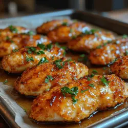 If you’re searching for the perfect balance of flavor and health, look no further than Spicy-Sweet Hot Honey Baked Chicken Tenders. This dish is a delightful fusion of savory and sweet, boasting a tantalizing spicy kick that makes it an instant crowd-pleaser. With the rise of culinary creativity in modern kitchens, sweet and spicy flavors have surged in popularity, appearing in everything from gourmet sauces to innovative home-cooked meals. These chicken tenders perfectly encapsulate this trend, combining the comforting familiarity of tender chicken with the exciting twist of hot honey.