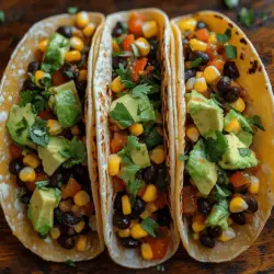 Spicy Corn & Black Bean Tacos Recipe