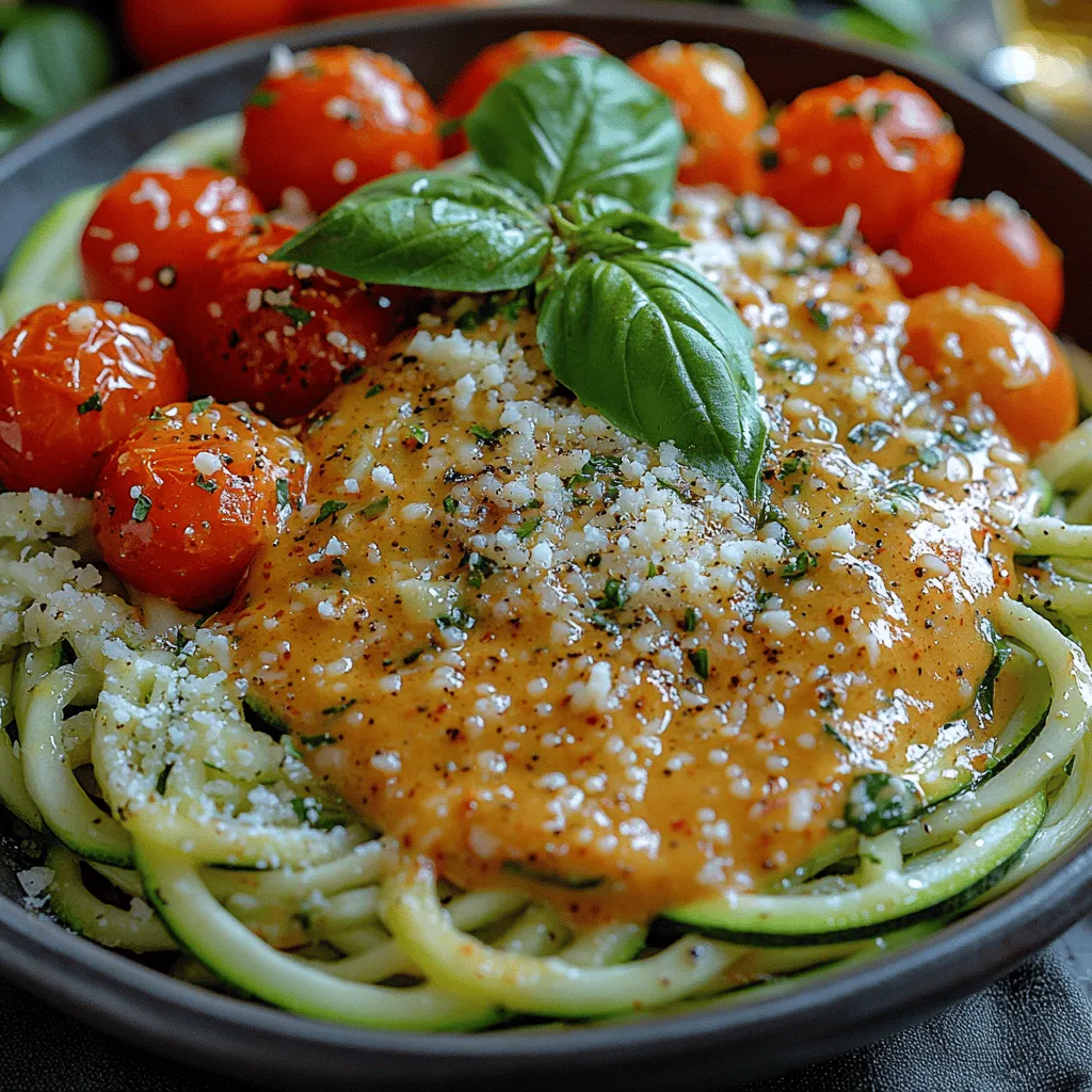 In recent years, the culinary world has seen a remarkable shift towards healthier eating habits, with many individuals seeking alternatives to traditional pasta dishes. One such alternative that has gained immense popularity is zoodles—zucchini noodles that serve as a low-carb, gluten-free substitute for pasta. Zoodles are not just a trend; they represent a lifestyle choice that embraces nutritious ingredients without compromising on flavor. Today, we’re excited to introduce the Roasted Red Pepper Zoodle Bowl, a delightful dish that encapsulates the essence of healthy eating while being incredibly easy to prepare.