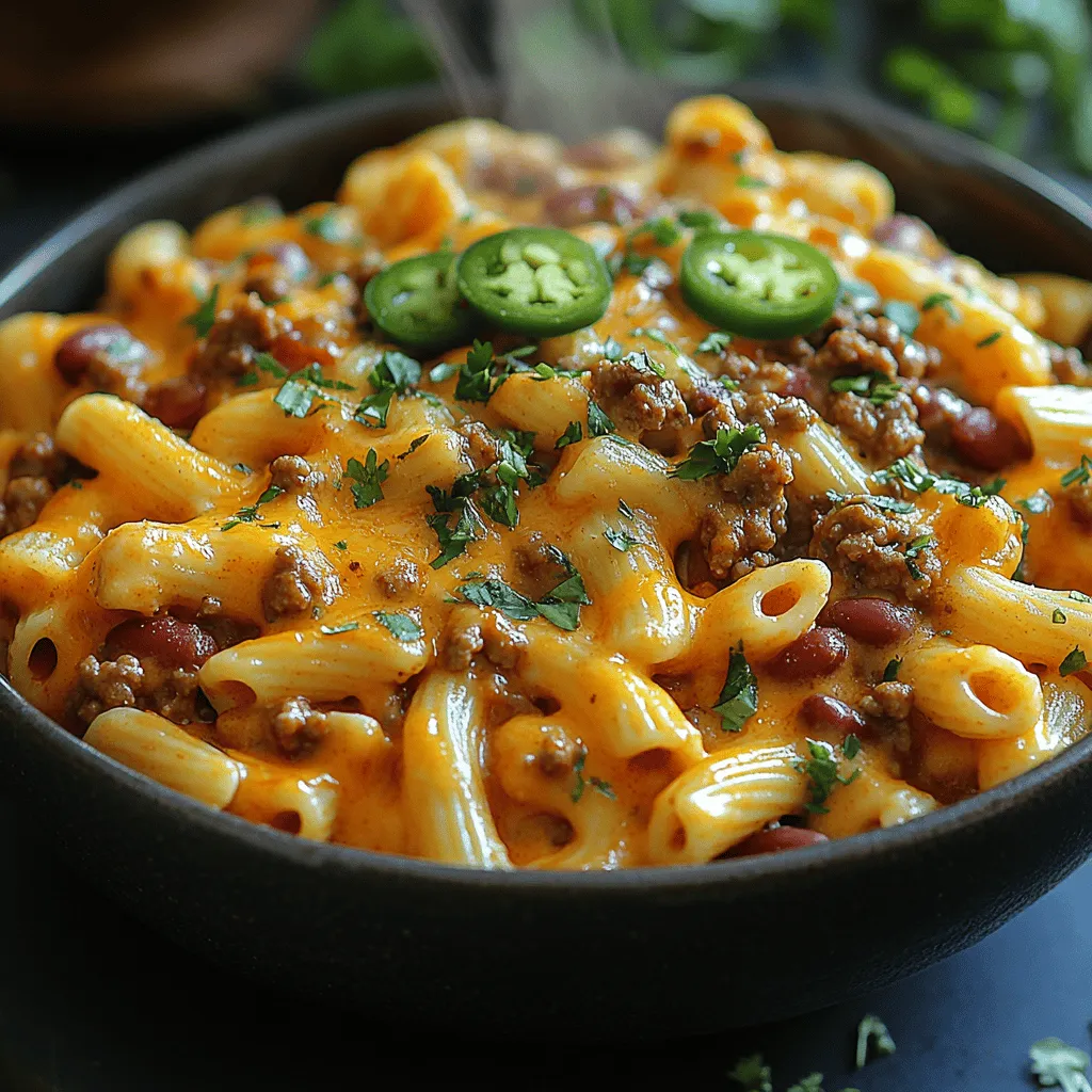 In the realm of comforting meals, few dishes evoke warmth and satisfaction quite like Cheesy Spicy Chili Mac. This delectable fusion of pasta and spicy chili is not only a feast for the taste buds but also a nostalgic reminder of family dinners and cozy gatherings. The creamy, cheesy goodness envelops tender pasta, while the robust flavors of chili and spices create a vibrant, hearty dish that can easily become a favorite on any dinner table.