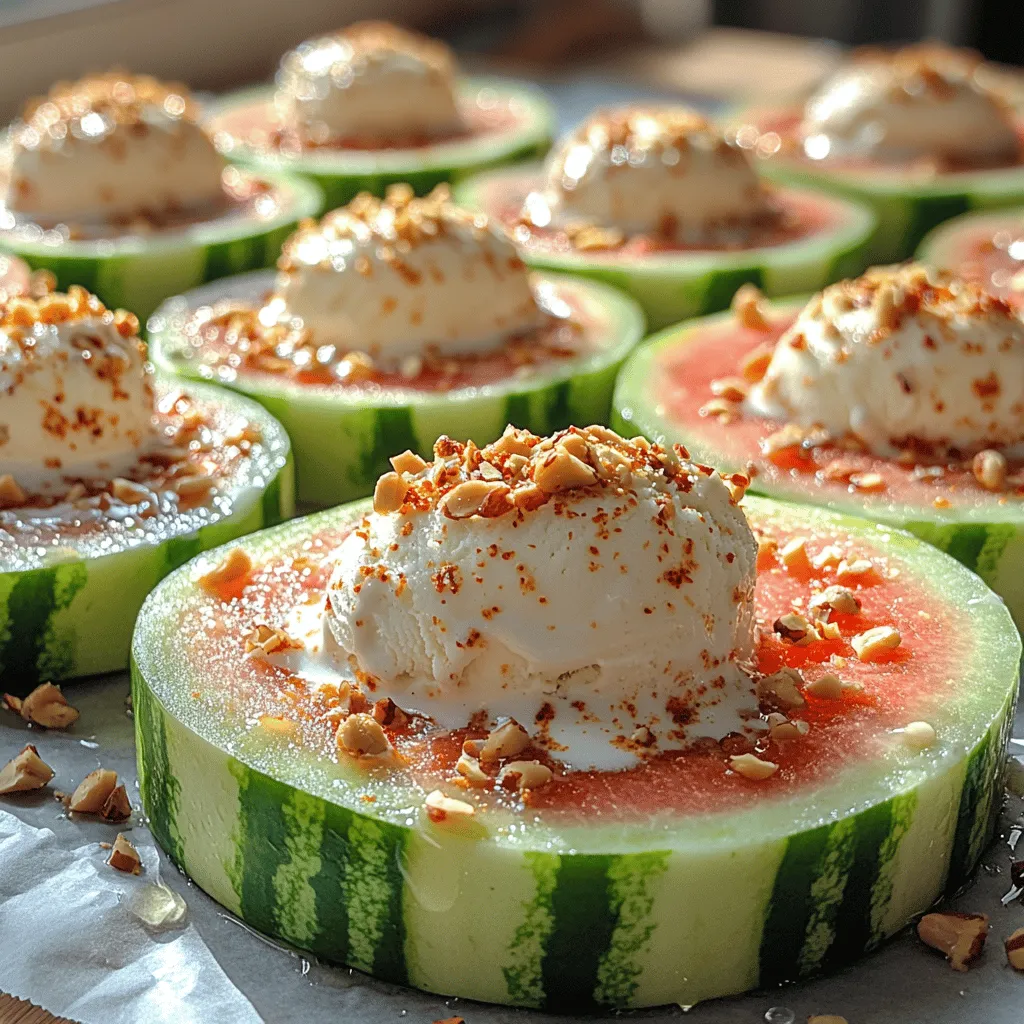 As the warm summer sun bathes us in its golden glow, there’s nothing quite as refreshing as a cool treat to help us beat the heat. Enter the delightful combination of watermelon and ice cream, perfectly encapsulated in our recipe for Refreshing Watermelon Ice Cream Sandwiches. This unique dessert not only satisfies your sweet cravings but also offers a burst of freshness that is hard to resist.