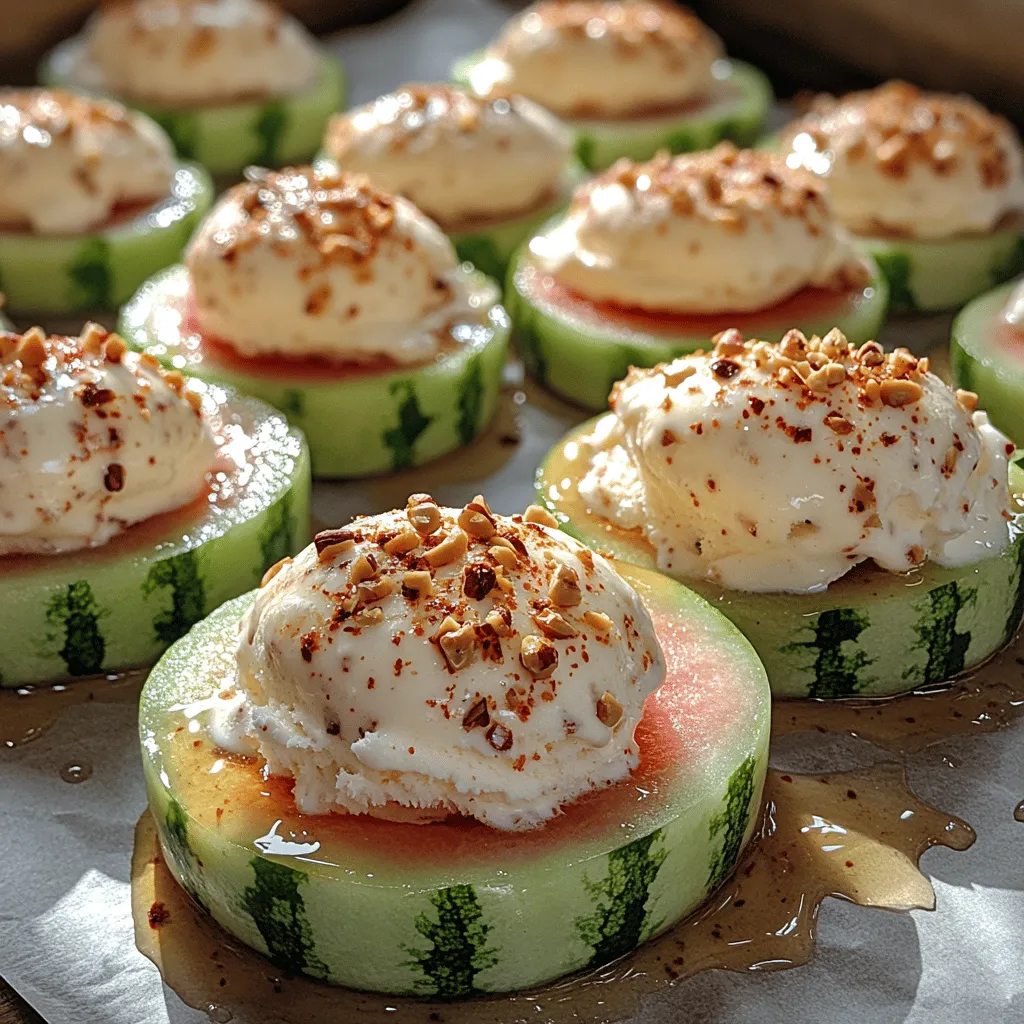 Refreshing Watermelon Ice Cream Sandwiches