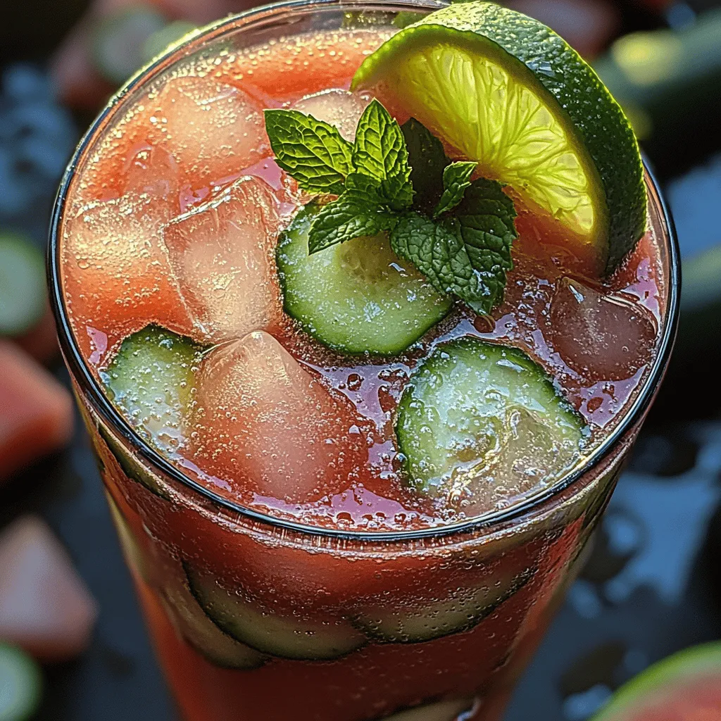 As the summer sun blazes down, the search for the perfect refreshing beverage becomes a priority for many. With temperatures soaring, people are drawn to drinks that not only quench their thirst but also invigorate their senses. Among the plethora of options, the Watermelon Cucumber Cooler stands out as the quintessential summer drink. This delightful concoction perfectly balances sweet and savory notes, making it an ideal thirst-quencher for those hot summer days.