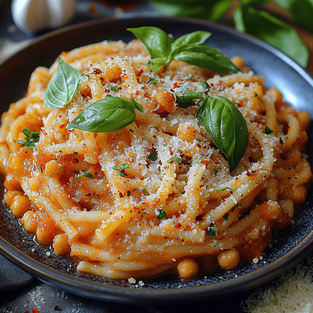 Tomato Basil Chickpea Pasta: A Flavorful and Nutritious Delight
