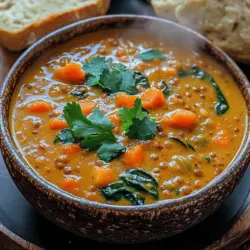 To create a delicious Coconut Curry Lentil Stew, you will need a selection of essential ingredients that work together to bring out the dish's unique flavor and texture. Here’s a breakdown of each component and its role in the recipe: