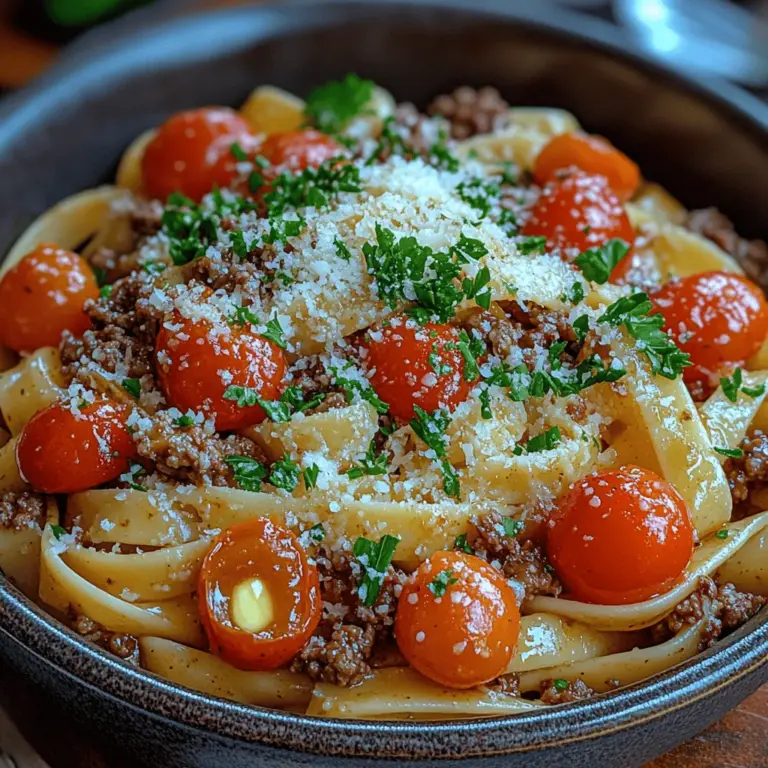 In a world where time is often in short supply, the demand for quick yet delicious meals has never been higher. Enter the savory garlic butter beef pasta, a dish that perfectly marries convenience with flavor. This delightful recipe is not only a feast for the taste buds but also a time-saver for busy individuals and families looking to whip up something satisfying after a long day.