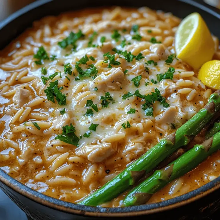 To create the best Creamy Parmesan Orzo with Chicken and Asparagus, it’s essential to understand the role each ingredient plays in the dish. By selecting quality ingredients and understanding their unique contributions, you can elevate this recipe to new heights.