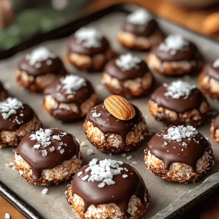 In a world increasingly leaning toward homemade snacks and treats, the allure of crafting your own delights in the kitchen has never been stronger. Not only do homemade treats allow for customization and creativity, but they also offer a healthier alternative to store-bought options, often laden with preservatives and artificial ingredients. One such indulgent yet health-conscious recipe that has captured the hearts of many is the Almond Joy Coconut Bites. This delectable fusion of flavors brings together the rich, creamy essence of coconut with the satisfying crunch of almonds, all enveloped in a luscious layer of chocolate.