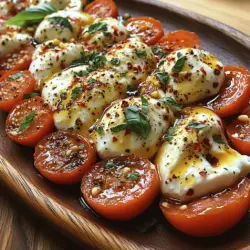 If you’re on the lookout for a dish that embodies the essence of summer while presenting a delightful symphony of flavors, the Vibrant Cherry Tomato Burrata Delight is your answer. This recipe is not just a meal; it’s an experience that encapsulates the beauty of fresh ingredients combined in a way that excites the palate. With its vibrant colors and rich textures, this dish serves as a stunning appetizer or a light meal that can effortlessly elevate any dining occasion.