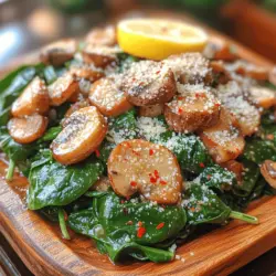 Savory Spinach & Mushroom Medley: A Deliciously Simple Recipe