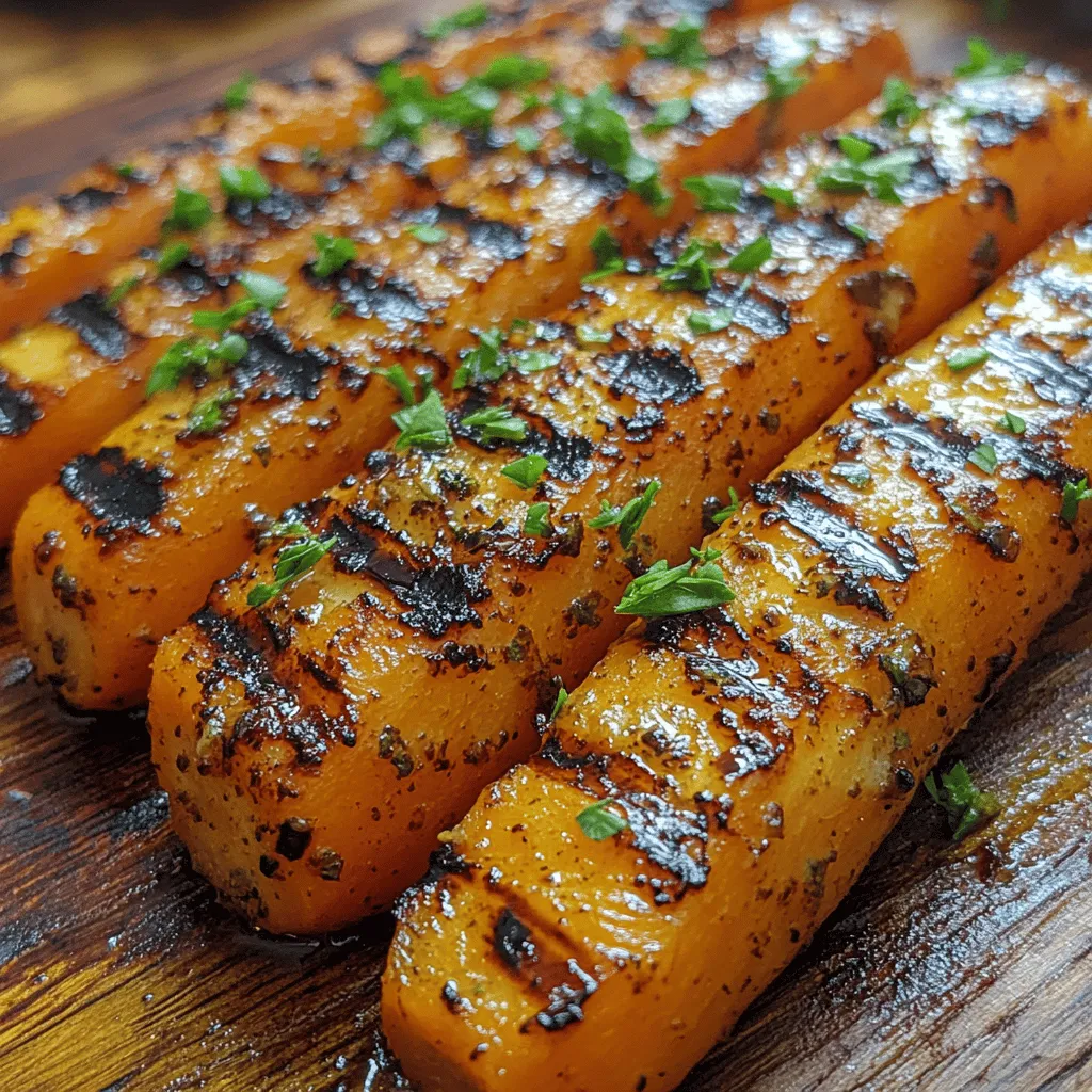 Grilled vegetables have taken the culinary world by storm, often appearing on menus in trendy restaurants and backyard gatherings. Carrots, with their naturally sweet flavor and crunchy texture, are particularly appealing when grilled. This cooking method enhances their natural sugars, resulting in a caramelized exterior while keeping the inside tender. The vibrant orange hue of grilled carrots adds a pop of color to any meal, making them visually appealing and enticing.