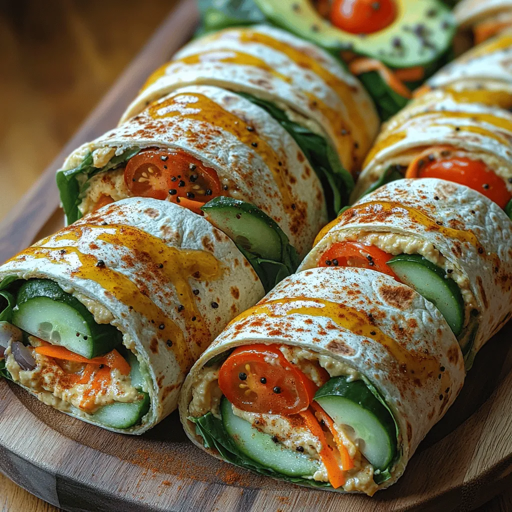 Wraps have become a beloved meal option for many, thanks to their versatility and convenience. Perfect for lunch, dinner, or a quick snack, wraps can be filled with a variety of ingredients to suit any palate. Among the myriad of wrap recipes, Creamy Garlic Hummus Wraps stand out for their delightful flavor and wholesome ingredients. This recipe not only caters to those following vegetarian and healthy eating lifestyles but also promises an explosion of taste and nutrition in every bite.