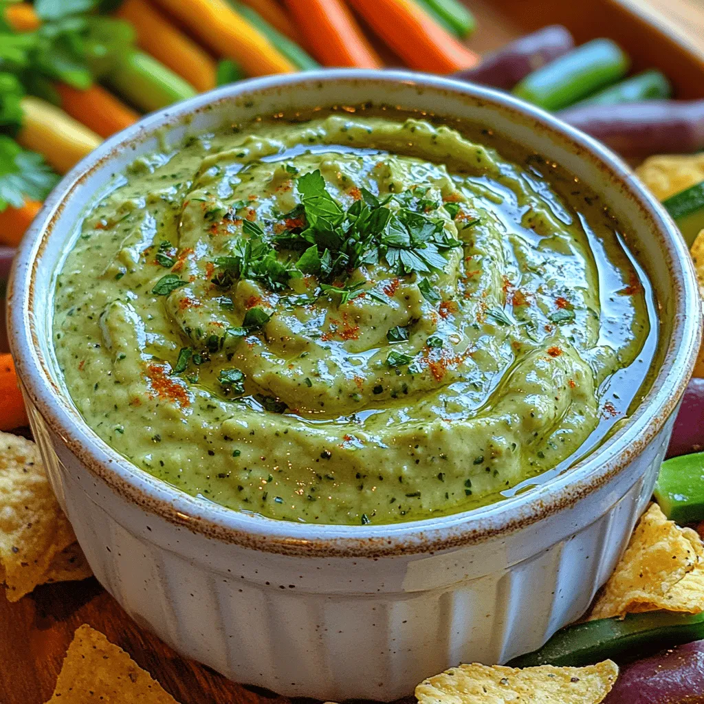 Dips have long been a staple at social gatherings, casual snacking, and family get-togethers. From creamy cheese dips to zesty salsa, they serve as the perfect accompaniment to chips, veggies, and a variety of finger foods. Among the plethora of options available, the Creamy Avocado Ranch Dip stands out as a versatile and delicious choice that caters to a wide range of palates. Whether you are hosting a party, enjoying a movie night at home, or simply craving a healthy snack, this dip is sure to impress.