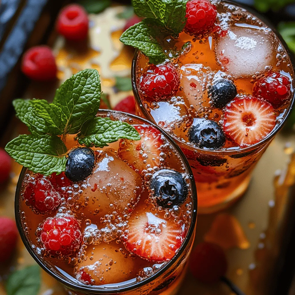 Summer is the season of refreshment, and what better way to celebrate the warm weather than with a delightful drink that captures the essence of the season? Introducing the Vanilla Bean Berry Fizz, a vibrant and refreshing beverage that brings together the sweetness of fresh berries, the aromatic richness of vanilla, and the effervescence of sparkling water. This drink is not just a thirst-quencher; it’s an experience that tantalizes the senses and brightens any occasion, be it a garden party, a picnic in the park, or simply a relaxing day at home.