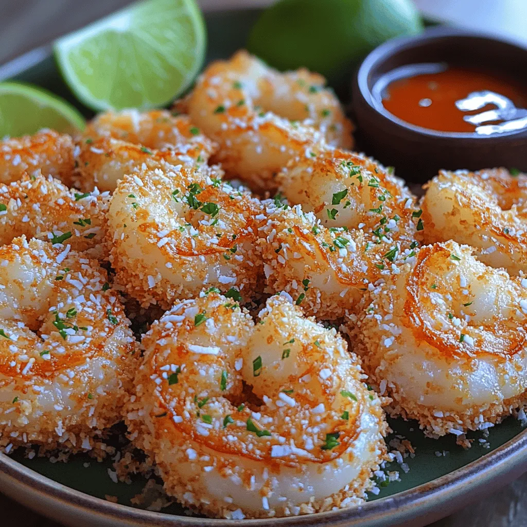 If you're looking for a dish that transports you to sunny beaches with swaying palm trees and crystal-clear waters, look no further than Tropical Coconut Crusted Shrimp Delight. This delectable recipe marries the sweetness of coconut with the savory flavors of shrimp, creating a mouthwatering fusion that is both crunchy and tender. Whether you're hosting a tropical-themed dinner party or simply craving a taste of the beach, this dish promises to deliver a burst of flavor that will leave your taste buds dancing.