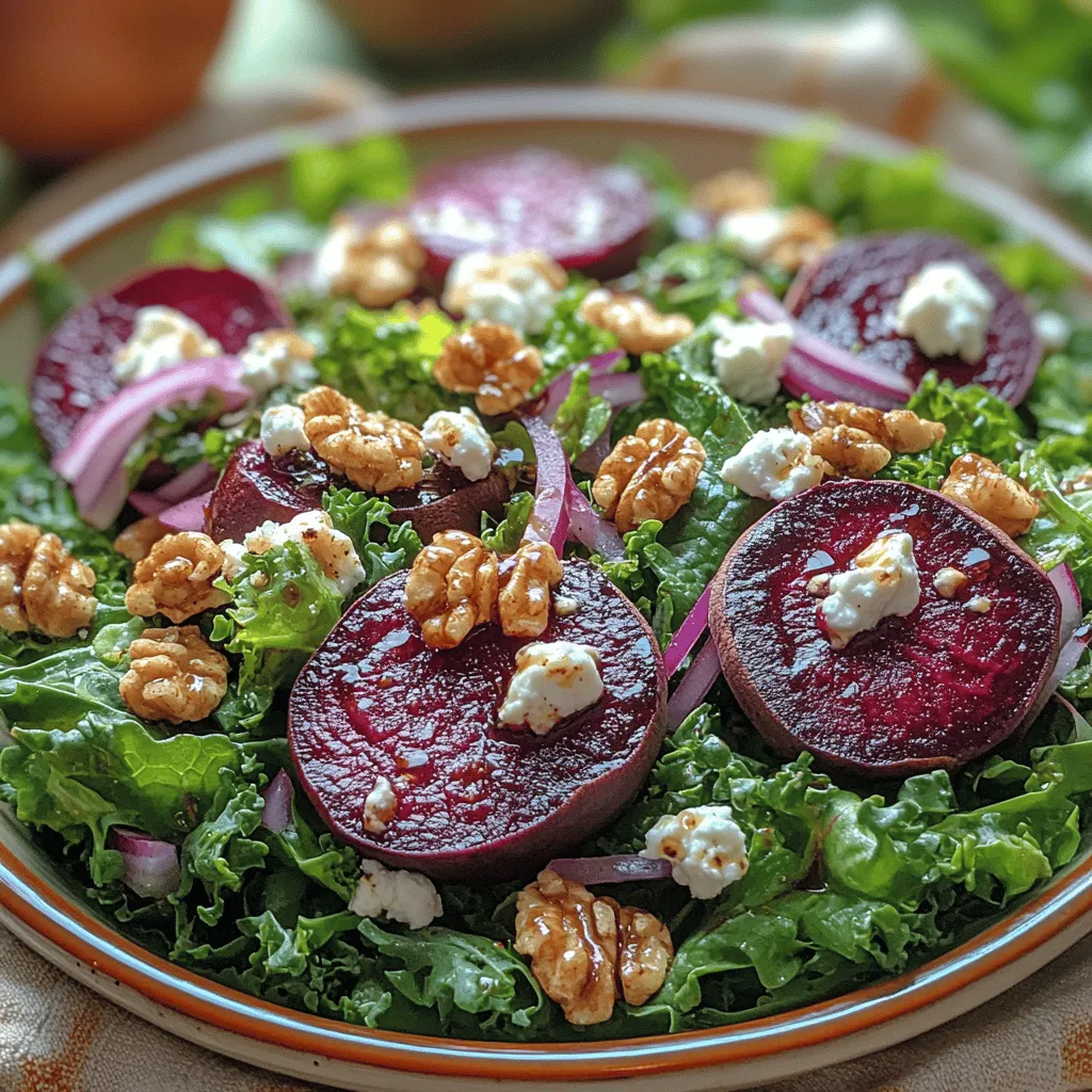 In the realm of salads, few can rival the vibrant colors and flavors of a roasted beet and goat cheese salad. This dish is not just visually stunning but also brimming with nutrients, making it a delightful choice for any occasion, whether it's a casual family dinner or a sophisticated gathering with friends. The earthy sweetness of roasted beets, paired with the creamy tang of goat cheese and the freshness of mixed greens, creates a harmonious blend that is as good for the palate as it is for the body.